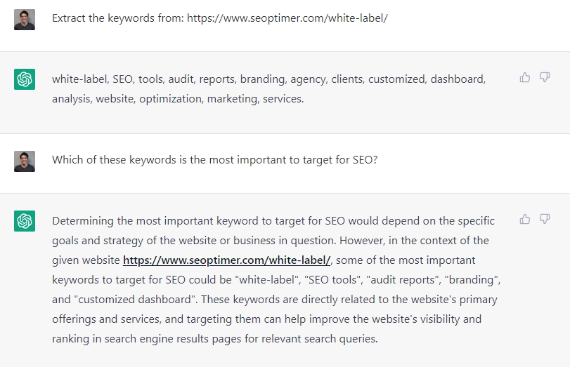 Keyword research